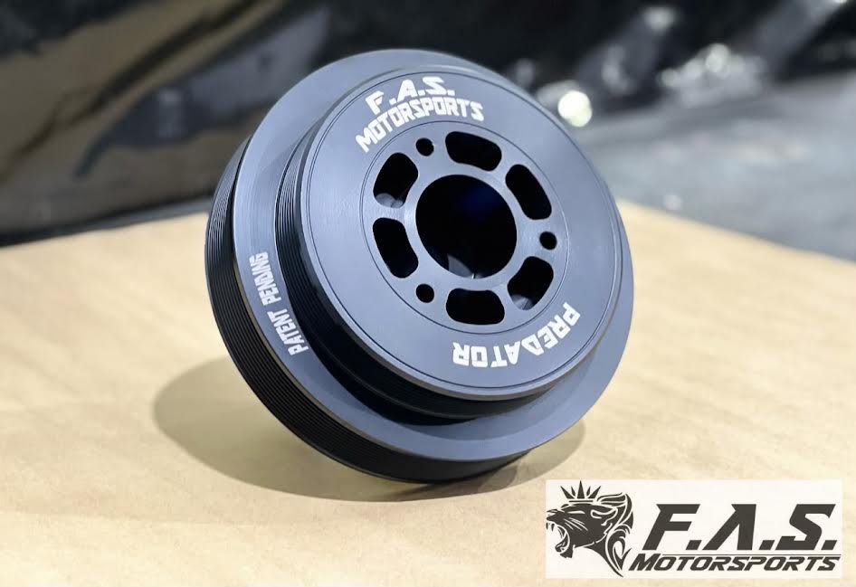 FAS PREDATOR LOWER PULLEY (No tune Required) Ram TRX, Hellcat Durango, Trackhawk, Hellcat